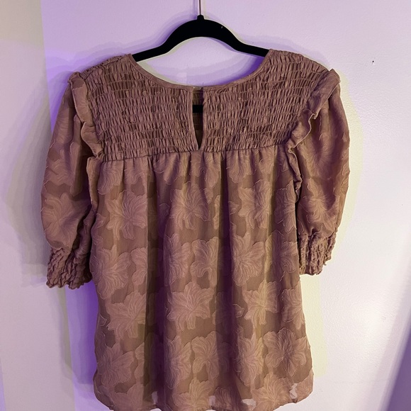 🤎women’s patterned blouse - Picture 2 of 3